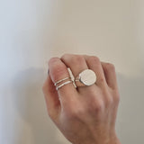 Signet ring with words