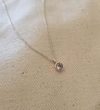 White topaz necklace
