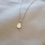 White topaz necklace