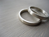 Plain bands set of 2
