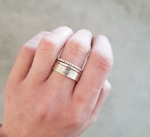 Stacking ring set