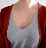 Pieces initial necklace