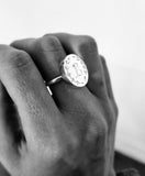 Personalized engraved statement ring - MINI