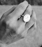 Personalized engraved statement ring - MINI