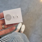 Huggie style stud earrings