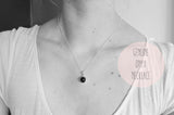 Onyx necklace 12mm