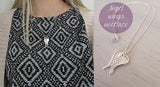 Angel wings necklace
