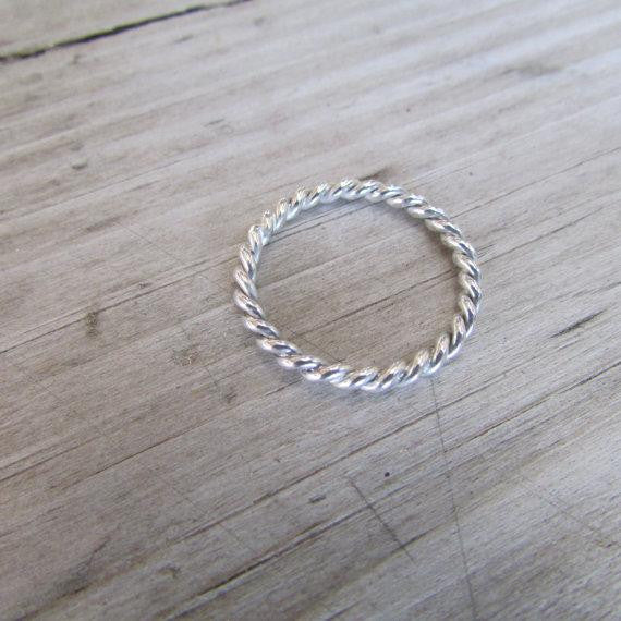 Twisted wire ring – thulajewellery