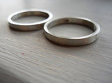 Plain bands set of 2
