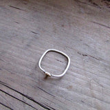Rustic heart ring