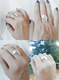Silhouette ring: Africa
