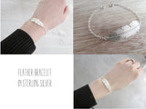 Feather bracelet