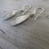 Pattern hook earrings