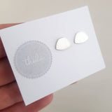 Petal stud earrings
